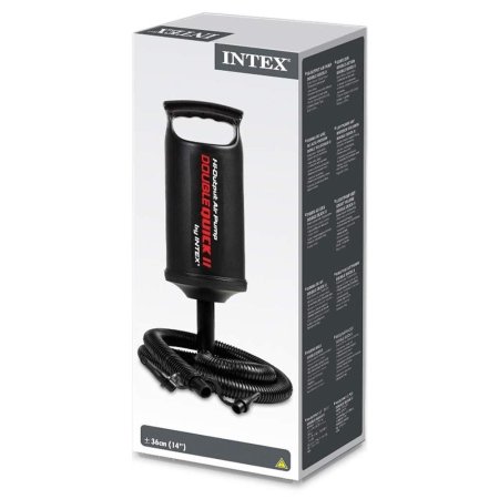 مضخة هواء يدوية Intex Double Quick II – حجم 36 سم
